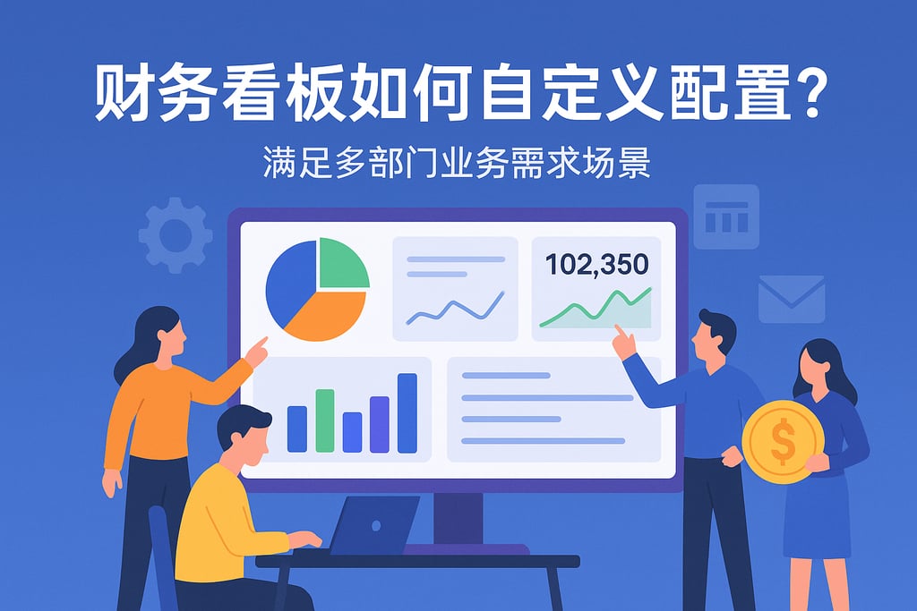 财务看板如何自定义配置？满足多部门业务需求场景