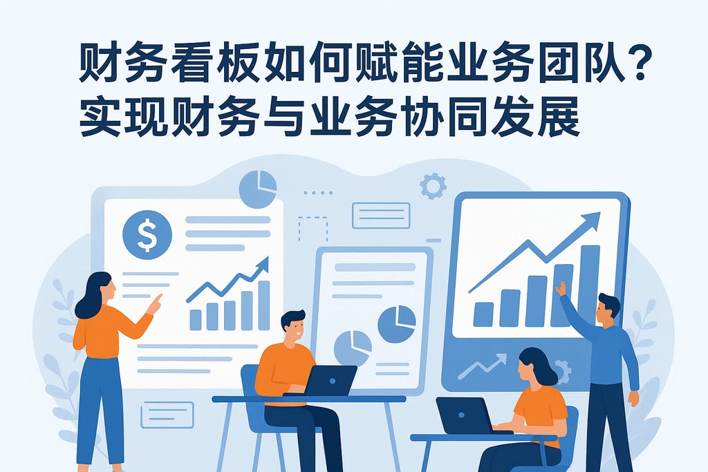 财务看板如何赋能业务团队？实现财务与业务协同发展