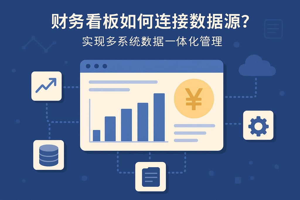 财务看板如何连接数据源？实现多系统数据一体化管理