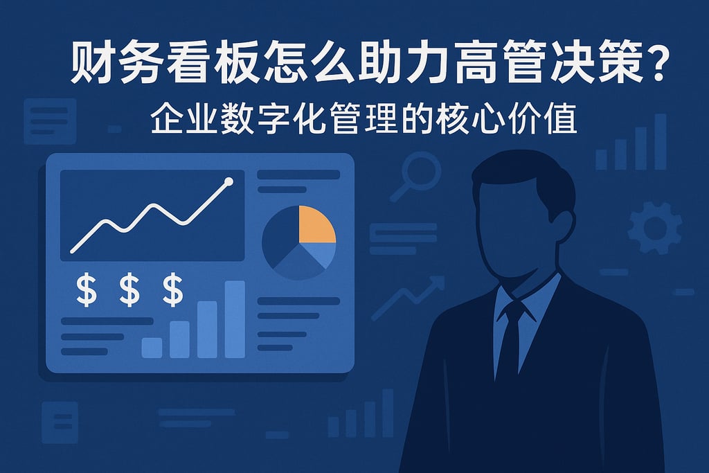 财务看板怎么助力高管决策？企业数字化管理的核心价值