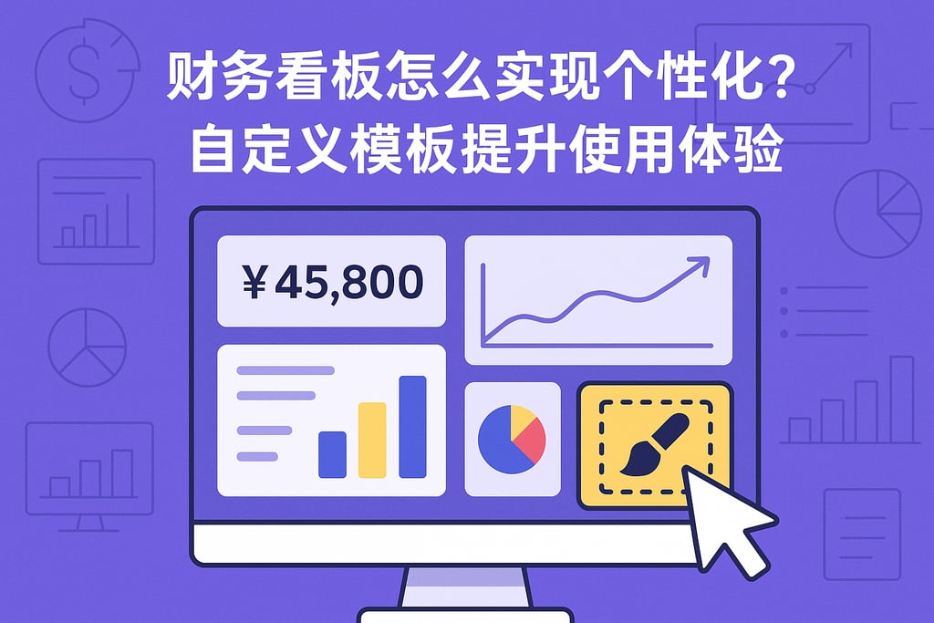财务看板怎么实现个性化？自定义模板提升使用体验