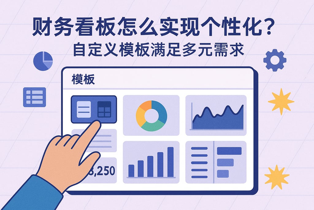 财务看板怎么实现个性化？自定义模板满足多元需求