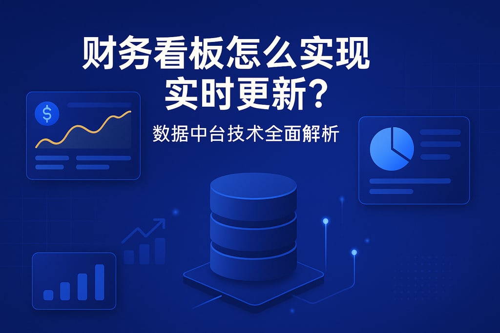 财务看板怎么实现实时更新？数据中台技术全面解析