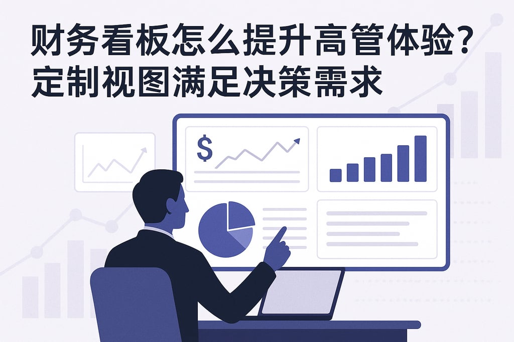 财务看板怎么提升高管体验？定制视图满足决策需求