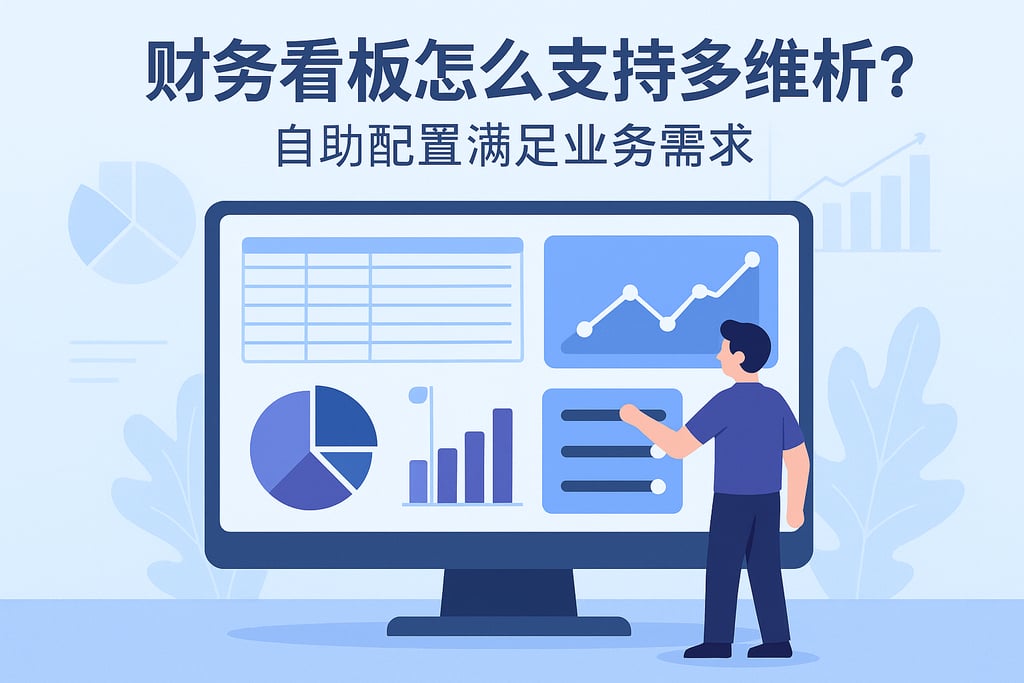 财务看板怎么支持多维分析？自助配置满足业务需求