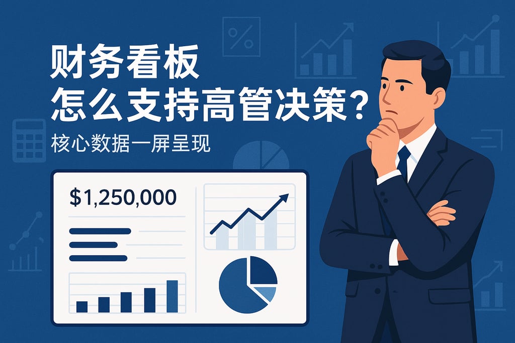 财务看板怎么支持高管决策？核心数据一屏呈现