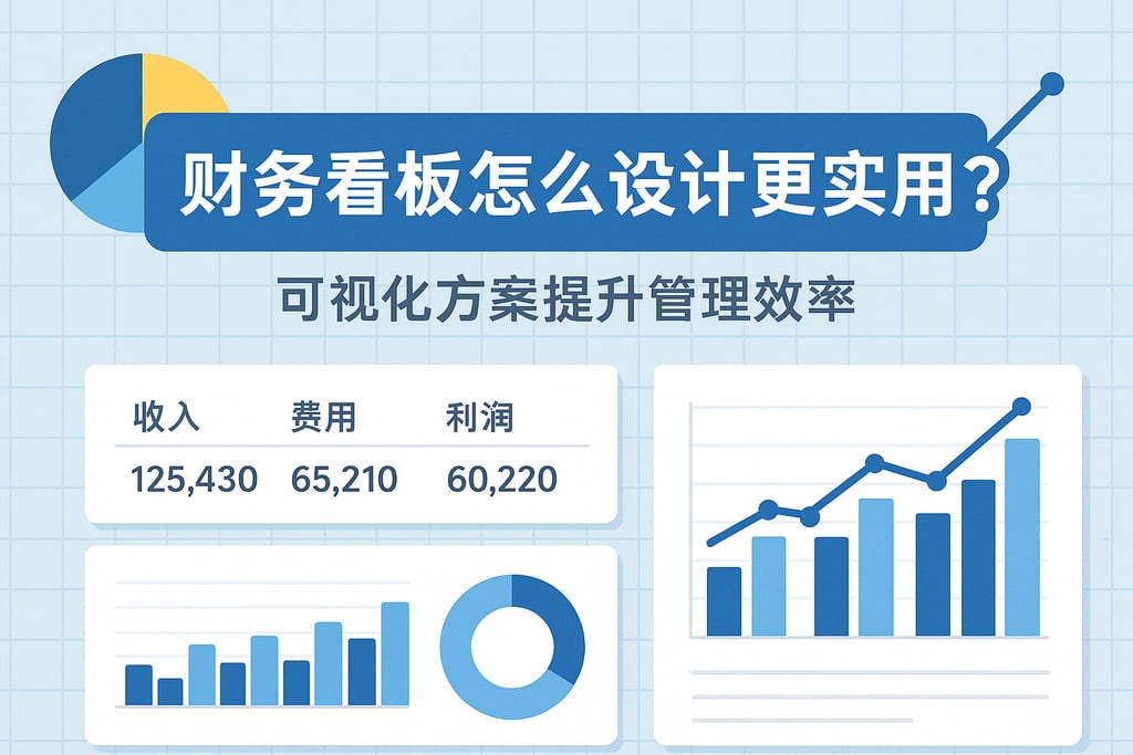 财务看板怎么设计更实用？可视化方案提升管理效率