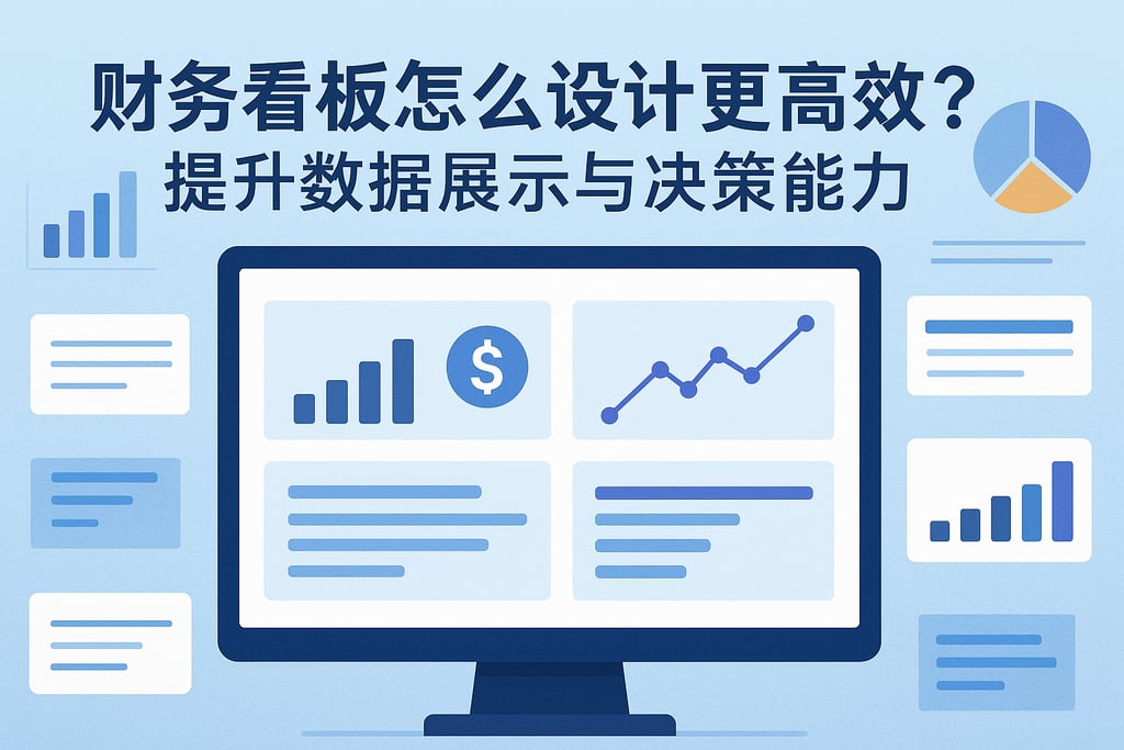 财务看板怎么设计更高效？提升数据展示与决策能力