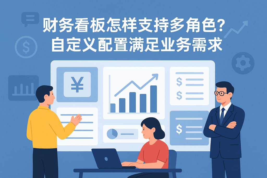 财务看板怎样支持多角色？自定义配置满足业务需求