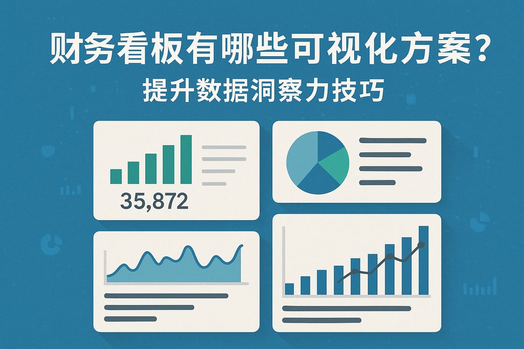 财务看板有哪些可视化方案？提升数据洞察力技巧
