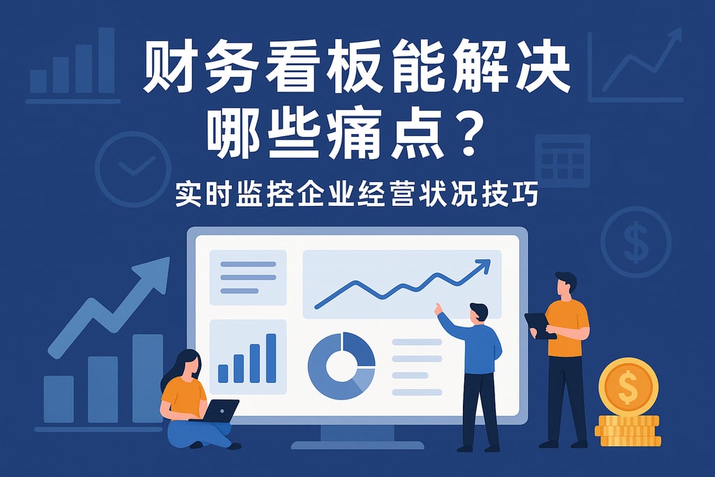 财务看板能解决哪些痛点？实时监控企业经营状况技巧
