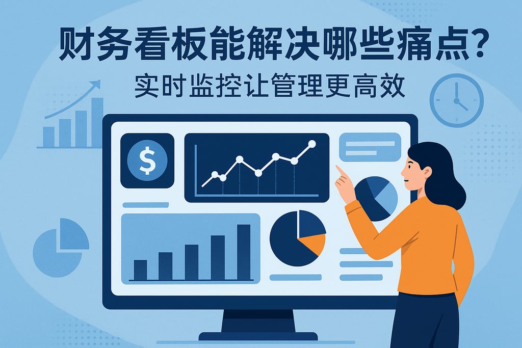 财务看板能解决哪些痛点？实时监控让管理更高效