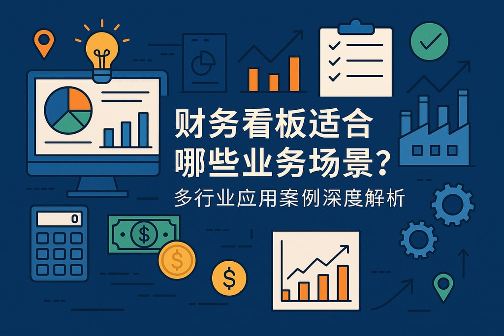 财务看板适合哪些业务场景？多行业应用案例深度解析