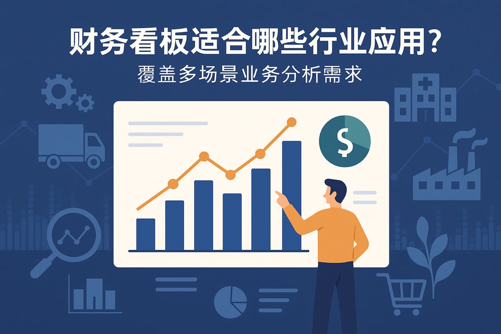 财务看板适合哪些行业应用？覆盖多场景业务分析需求