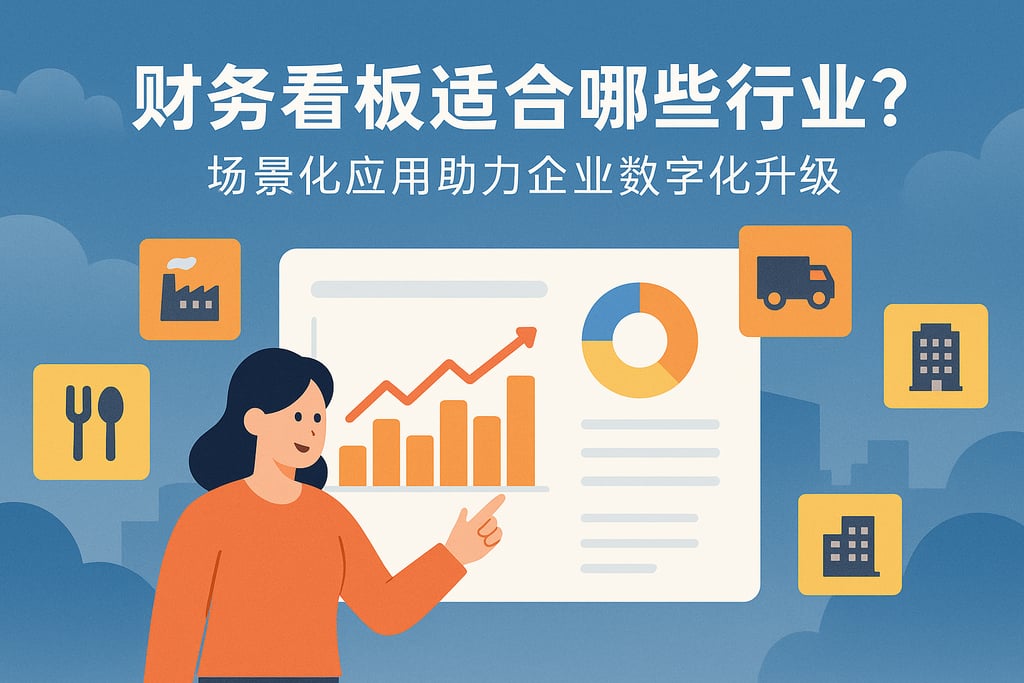 财务看板适合哪些行业？场景化应用助力企业数字化升级