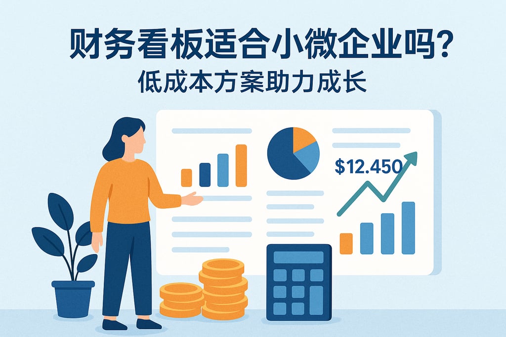 财务看板适合小微企业吗？低成本方案助力成长