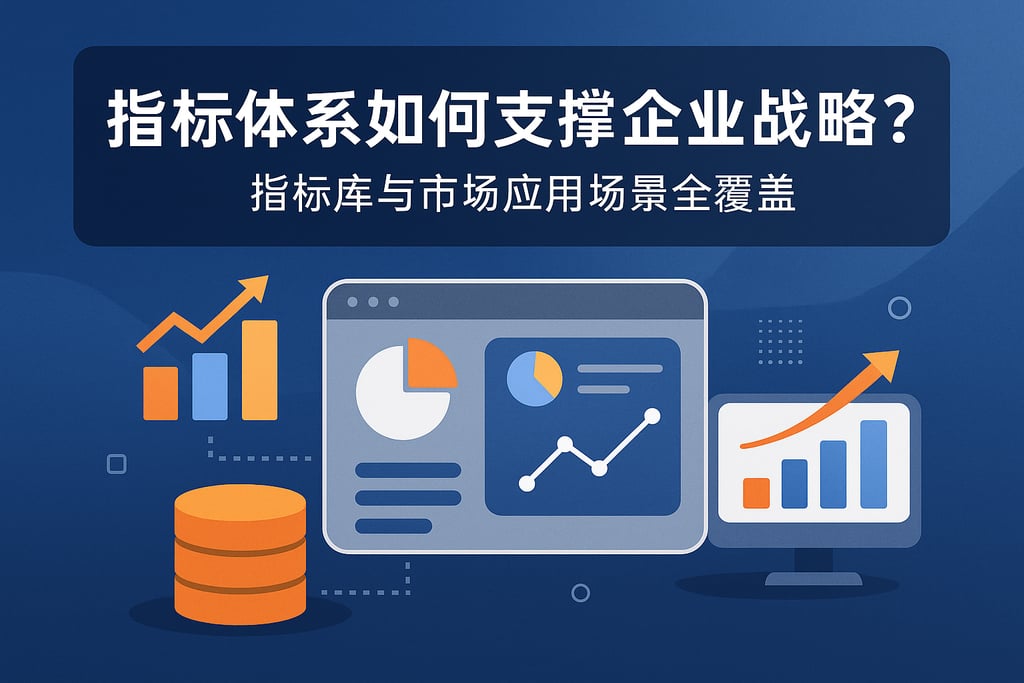 指标体系如何支撑企业战略?指标库与市场应用场景全覆盖 - FineBI数据分析知识库