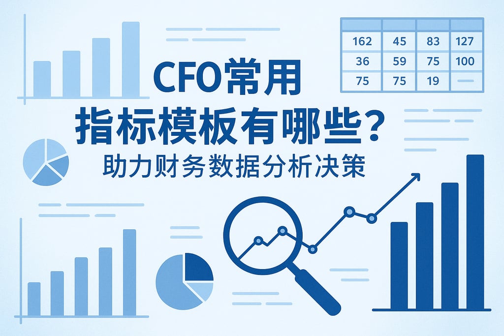 CFO常用指标模板有哪些？助力财务数据分析决策
