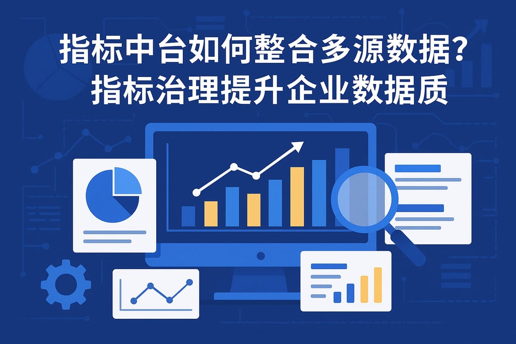 指标中台如何整合多源数据？指标治理提升企业数据质量