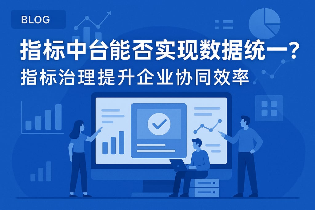 指标中台能否实现数据统一？指标治理提升企业协同效率