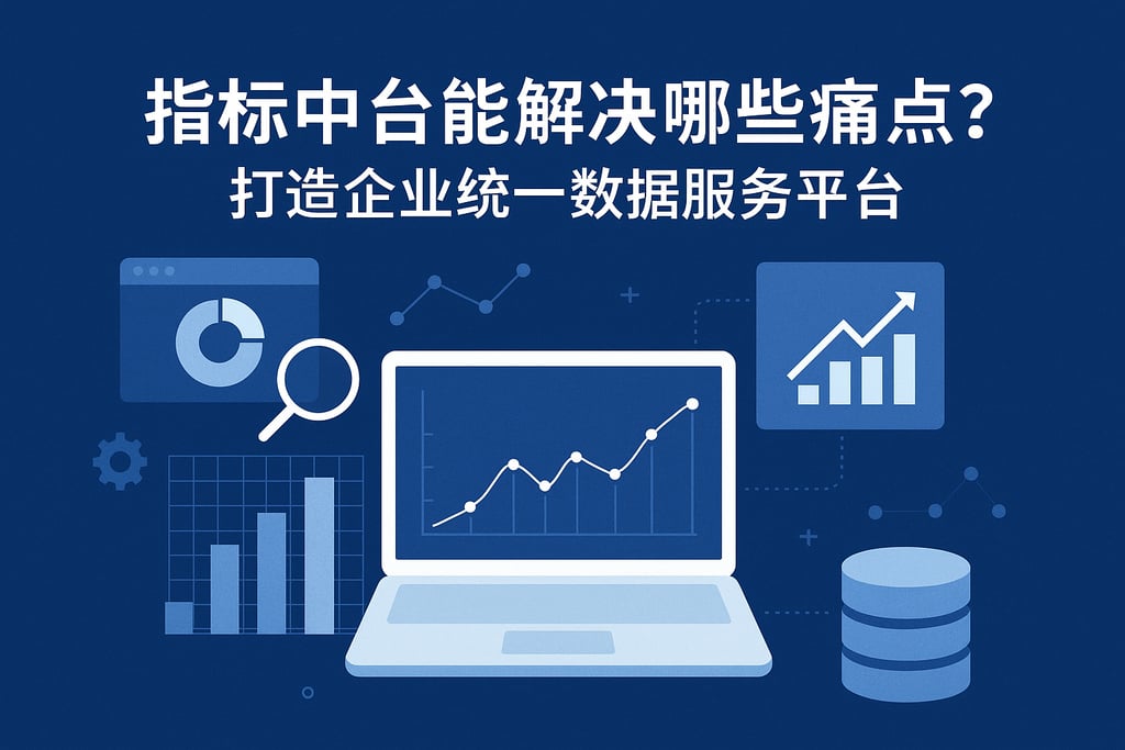 指标中台能解决哪些痛点？打造企业统一数据服务平台