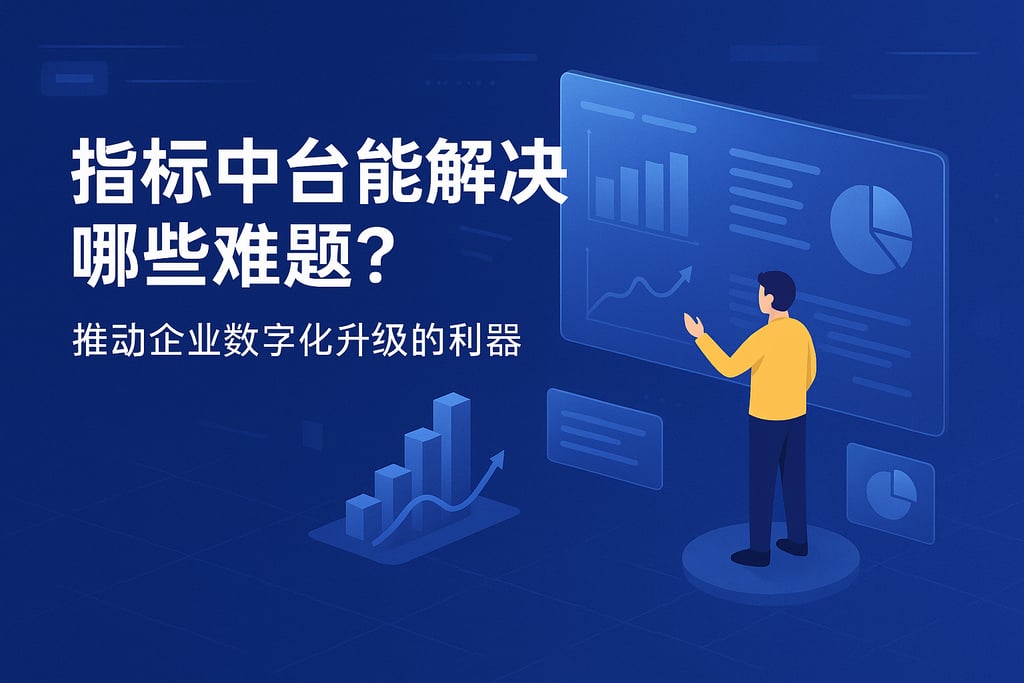 指标中台能解决哪些难题？推动企业数字化升级的利器