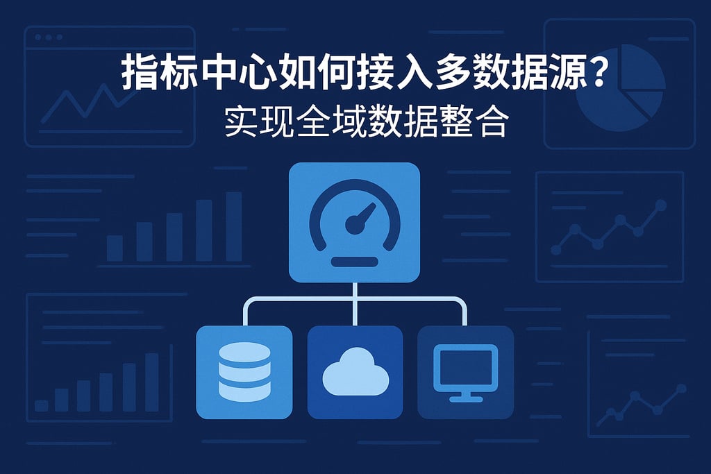 指标中心如何接入多数据源？实现全域数据整合