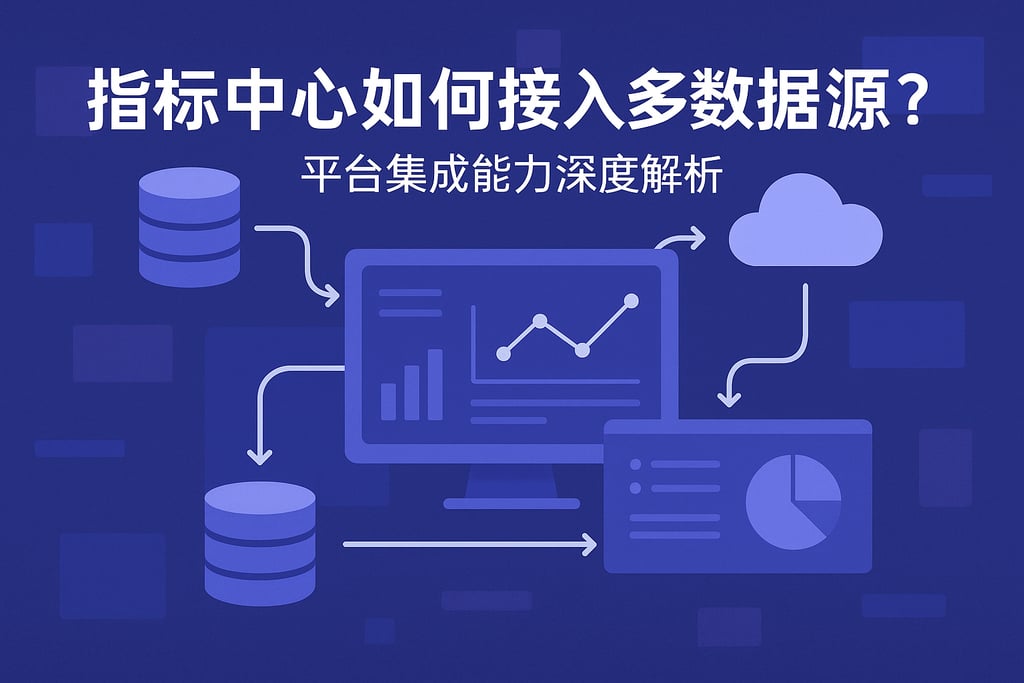 指标中心如何接入多数据源？平台集成能力深度解析