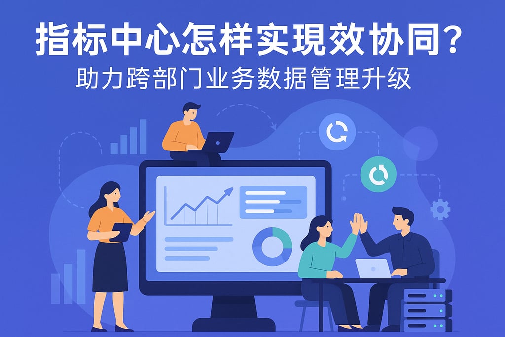 指标中心怎样实现高效协同？助力跨部门业务数据管理升级