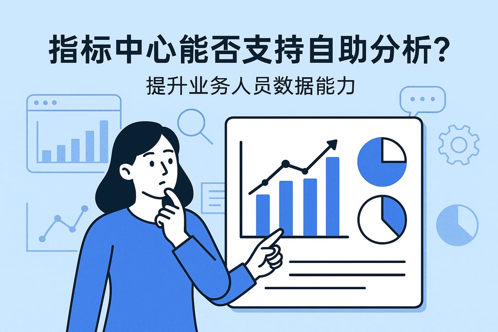 指标中心能否支持自助分析？提升业务人员数据能力