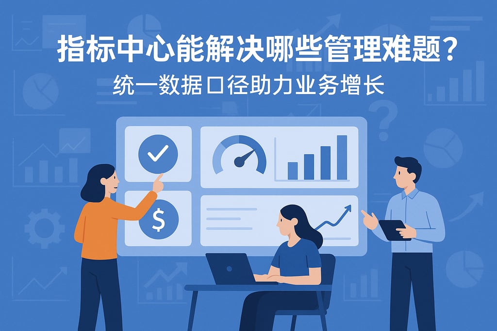 指标中心能解决哪些管理难题？统一数据口径助力业务增长