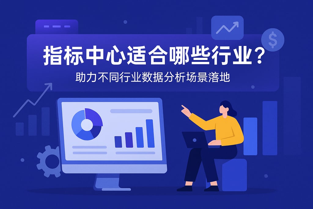 指标中心适合哪些行业？助力不同行业数据分析场景落地