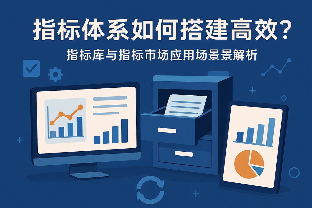 指标体系如何搭建高效？指标库与指标市场应用场景解析