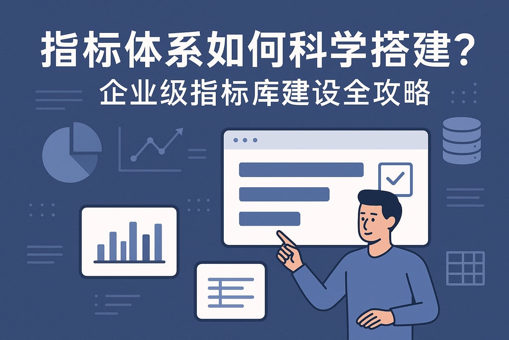 指标体系如何科学搭建？企业级指标库建设全攻略