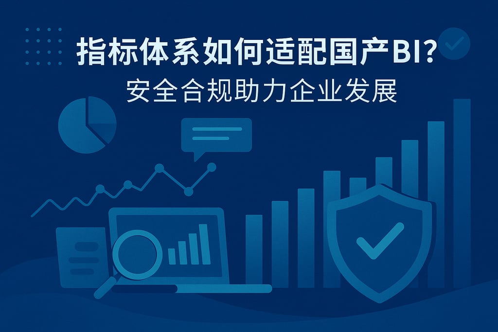 指标体系如何适配国产BI？安全合规助力企业发展