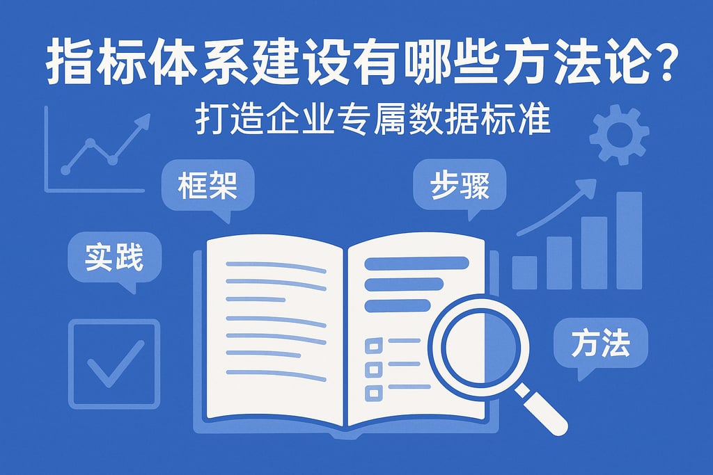 指标体系建设有哪些方法论？打造企业专属数据标准