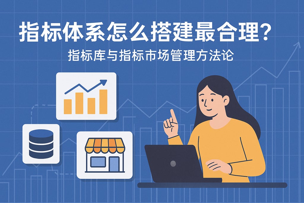 指标体系怎么搭建最合理？指标库与指标市场管理方法论