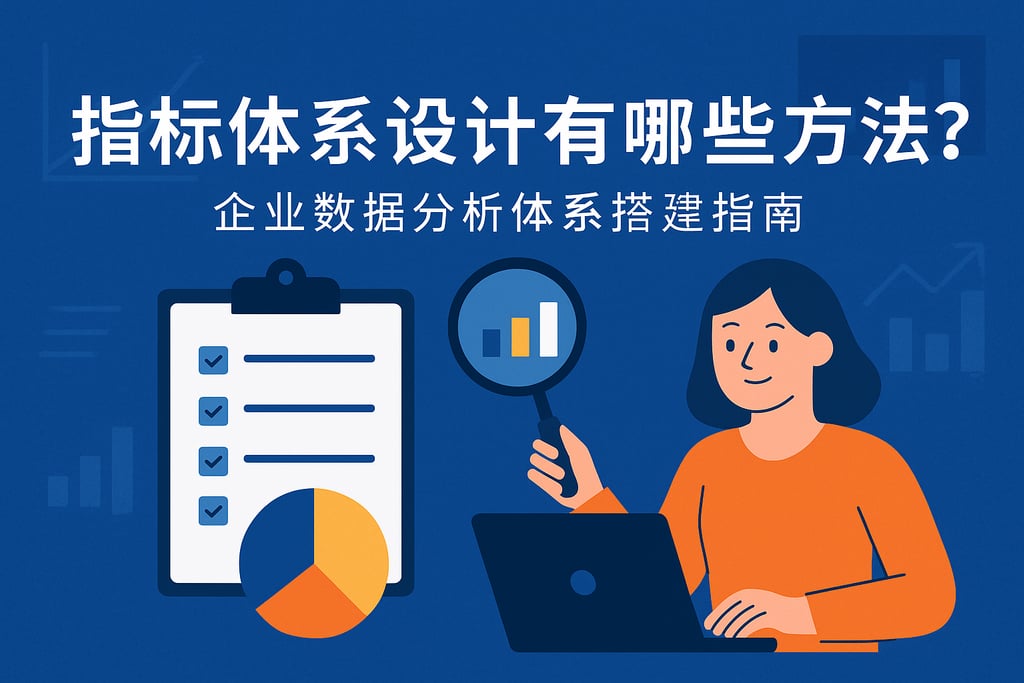 指标体系设计有哪些方法？企业数据分析体系搭建指南