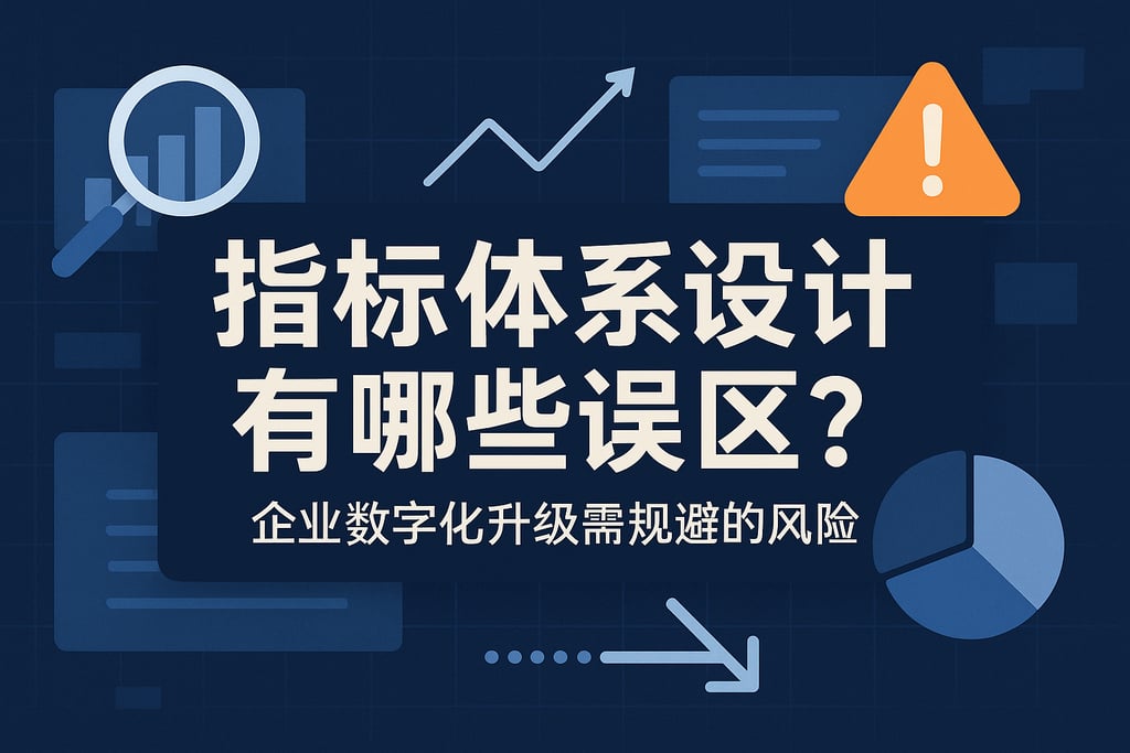 指标体系设计有哪些误区？企业数字化升级需规避的风险