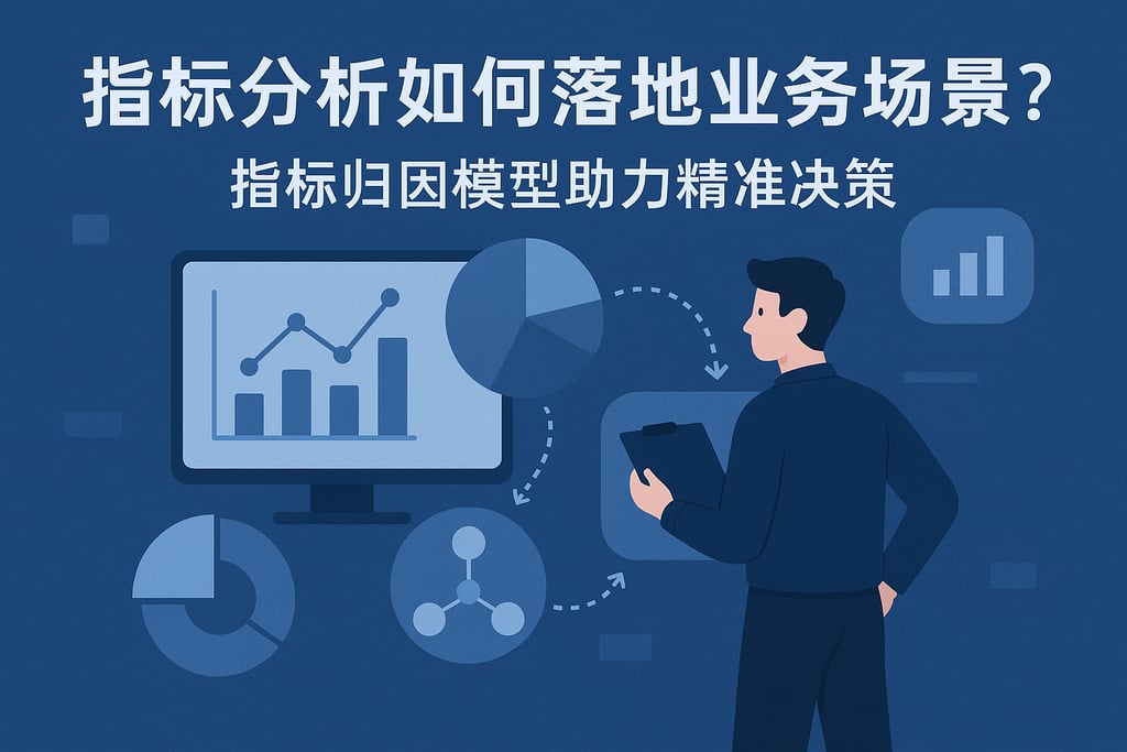 指标分析如何落地业务场景？指标归因模型助力精准决策