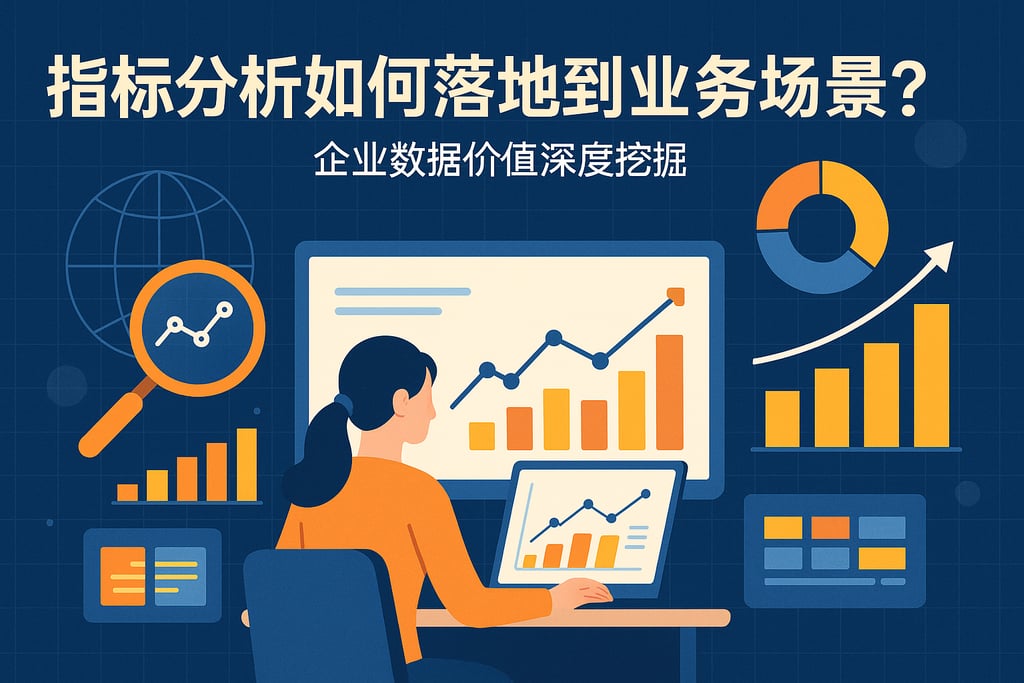 指标分析如何落地到业务场景？企业数据价值深度挖掘