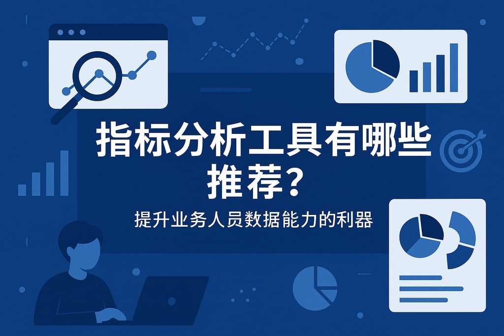 指标分析工具有哪些推荐？提升业务人员数据能力的利器