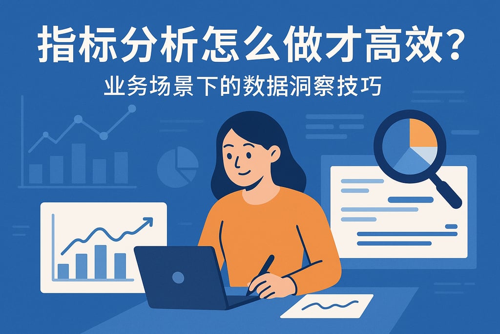 指标分析怎么做才高效？业务场景下的数据洞察技巧