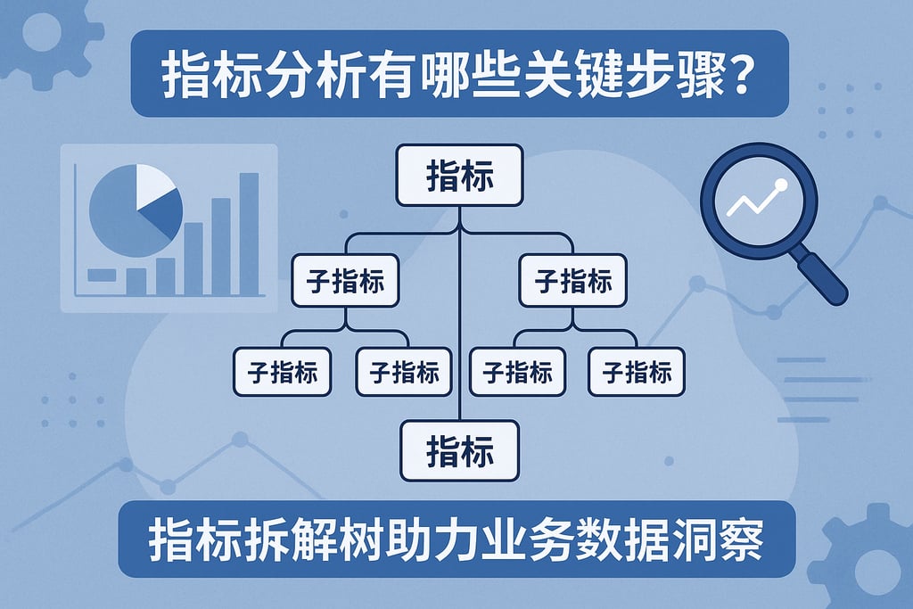 指标分析有哪些关键步骤？指标拆解树助力业务数据洞察