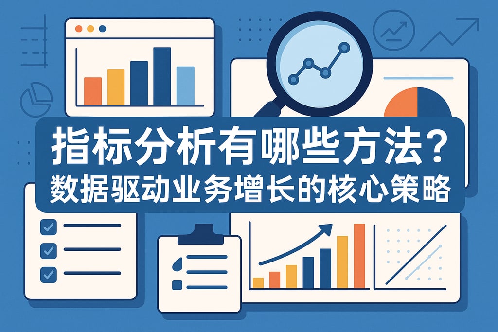 指标分析有哪些方法？数据驱动业务增长的核心策略