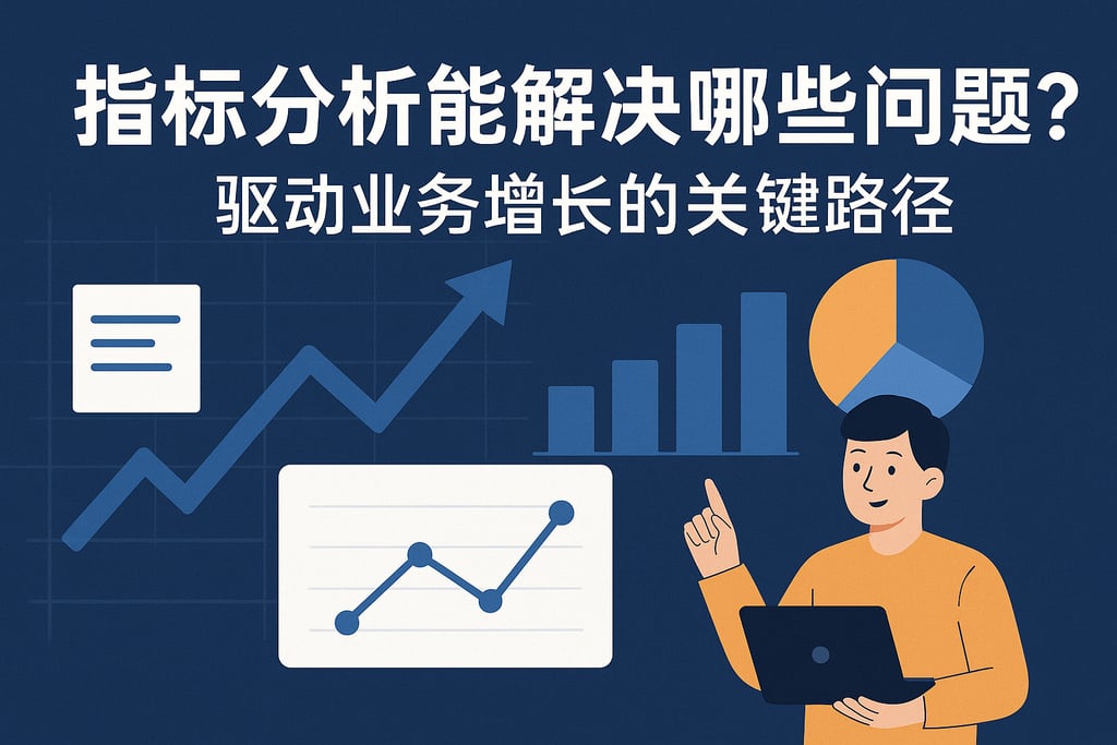 指标分析能解决哪些问题？驱动业务增长的关键路径