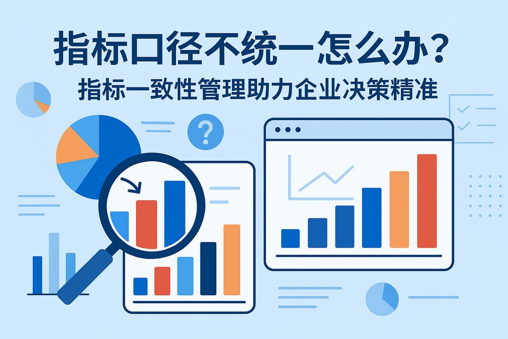 指标口径不统一怎么办？指标一致性管理助力企业决策精准