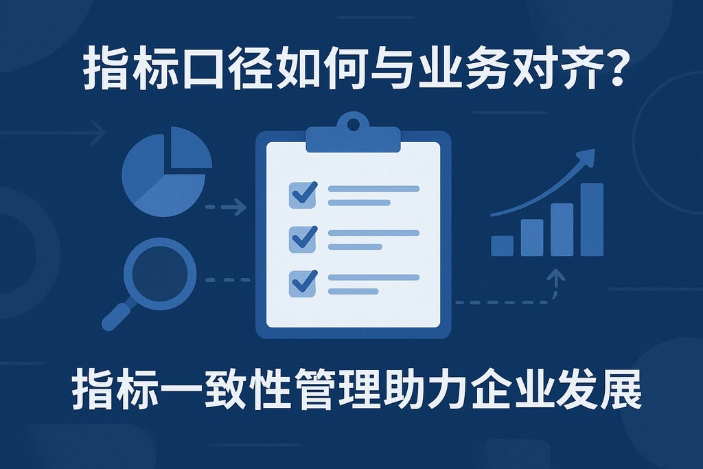指标口径如何与业务对齐？指标一致性管理助力企业发展