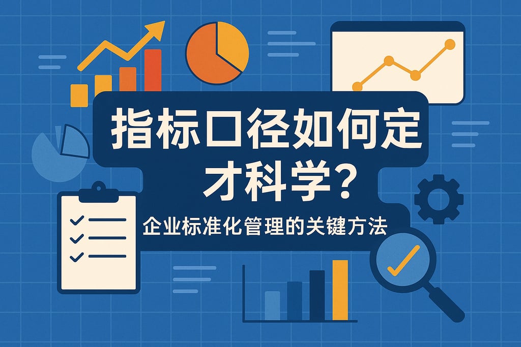 指标口径如何定义才科学？企业标准化管理的关键方法