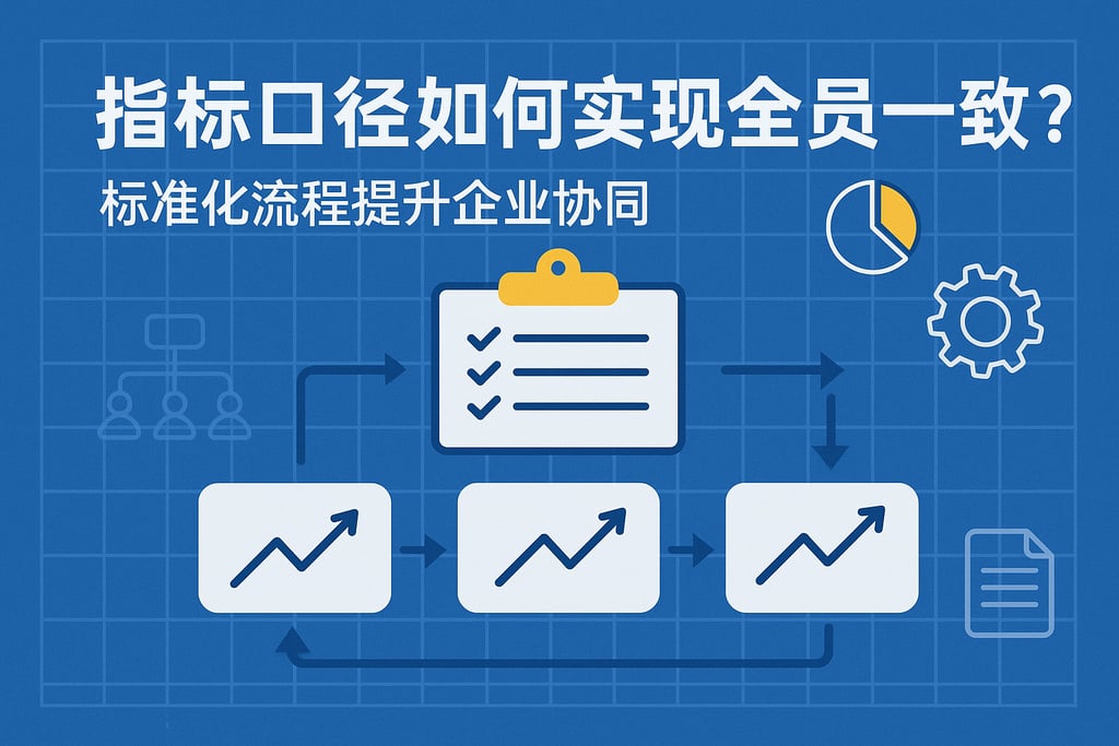 指标口径如何实现全员一致？标准化流程提升企业协同